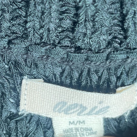 Aerie Medium Short Sleeve Top Knitted Shirts Sweater Casual Office Acrylic Boho - Picture 5 of 6